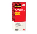 Pack de 7 cintas adhesivas Scotch Crystal transparente + 1 GRATIS 