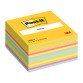 Block 450 sheets cube multi-coloured Post-it 76 x 76 mm