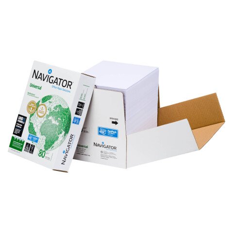 Papel blanco A4 80 g Navigator Universal - Caja de 2500 hojas