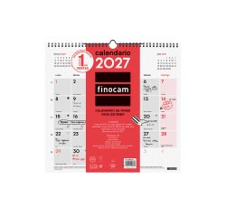 Calendario Pared L 340x320 Mes Vista Escribir Finocam