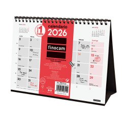 Calendario Sobremesa S 210x150 Mes Vista Escribir Finocam