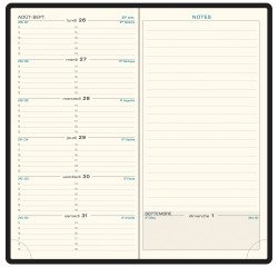 Agenda Exacompta Espace 17 Classique semainier - Année 2026 - 9 x 17,5 cm