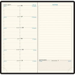 Agenda Exacompta Espace 17 Classique semainier - Année 2026 - 9 x 17,5 cm