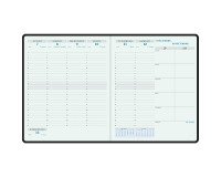 Agenda Exacompta Horizons 22 Classique semainier - année 2026 - 18,5 x 22,5 cm noir