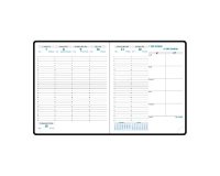 Agenda Exacompta Horizons 22 Classique semainier - année 2027 - 18,5 x 22,5 cm noir
