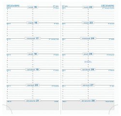 Agenda Exacompta SL17 Classique semainier - Année 2026 - 9 x 17,5 cm