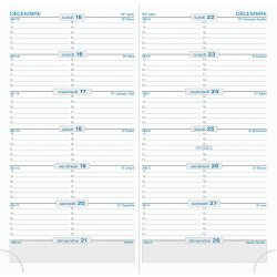 Agenda Exacompta SL17 Classique semainier - Année 2026 - 9 x 17,5 cm