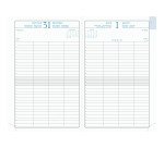 Agenda jounalier Exacompta Planifié 21 Rendez-vous - année 2026 - 13,5 x 21 cm noir