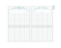 Agenda Exacompta Planifié 21 Rendez-vous - Année 2026