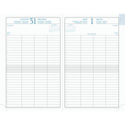 Agenda Exacompta Planifié 21 Rendez-vous - Année 2026