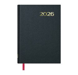 Agenda Sintex dia página 14 x 20 cm negro catalán