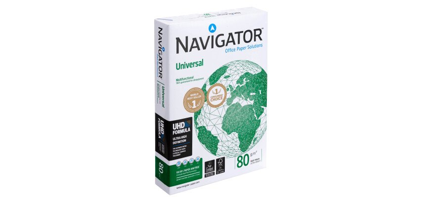 Papier A4 wit 80 g Navigator Universal - Riem van 500 vellen