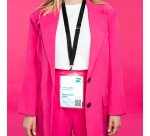 Boîte de 10 badges géants Avery avec lacets - 148 x 105 mm