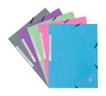 Carpetas de 3 solapas cartulina 450 g A4 colores surtidos moda