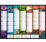 Calendrier semestriel mural 2026 - Bancolor - 40,5 x 55 cm