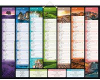 Calendrier semestriel mural 2026 - Bancolor - 40,5 x 55 cm