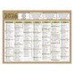 Calendrier semestriel mural 2026 - Natura - 13,5 x 17,5 cm