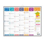 Calendrier semestriel mural 2026 - Tendance - 43 x 55 cm