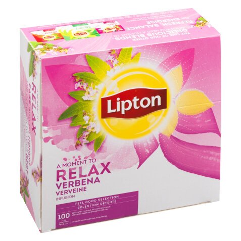 Box of 100 tea bags Lipton Verbena