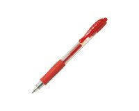 Stylo bille Pilot G2 rétractable 0,5 mm - rouge