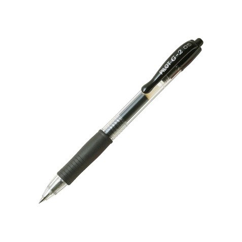 Stylos roller Pilot G2 rétractable pointe 0,5 mm - écriture extrafine