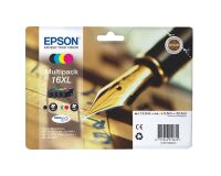 Epson T1636 Pack 4 Cartuchos originales negro + tricolor (500 + 3 x 450 páginas)