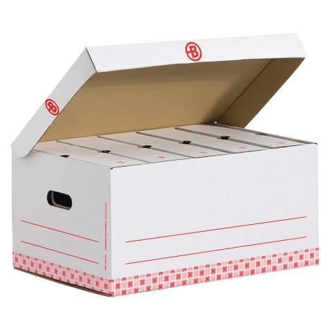 Pack von 60 Archivboxen Bruneau - Weiß