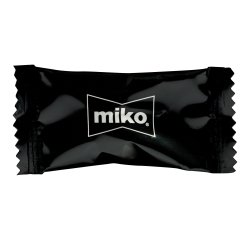 Amandines grillées enrobées de chocolat au lait Miko - Carton de 600 g - 200 pièces