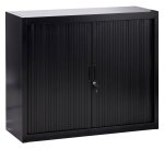 Brown curtain cabinet