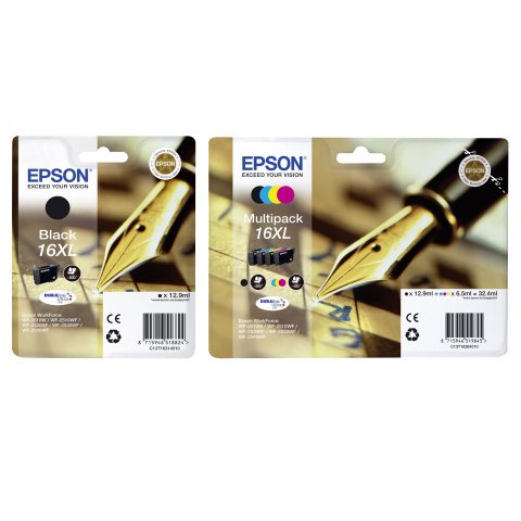 Epson 16XL Big pack 5 cartuchos originales alta capacidad (2 negros + 3 colores)