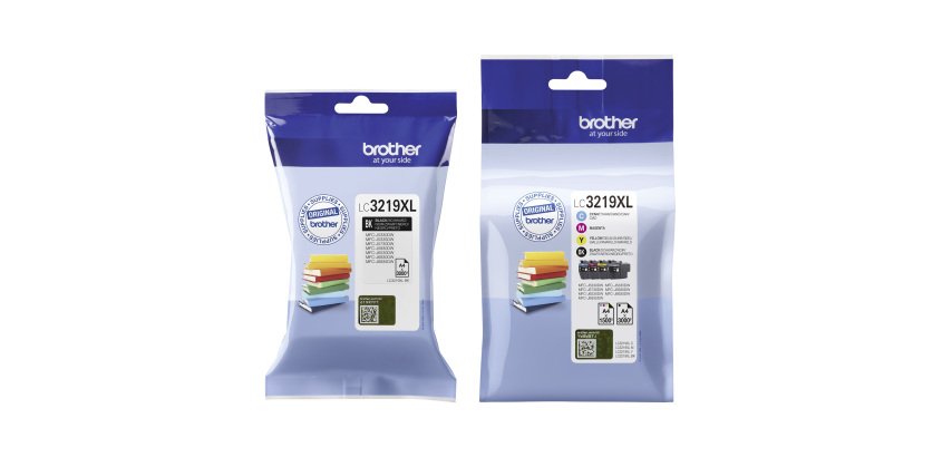 Brother Big Pack LC3219XL - 2 Schwarze, Cyan Magenta Gelb - Hohe Kapazität - für Tintenstrahldrucker