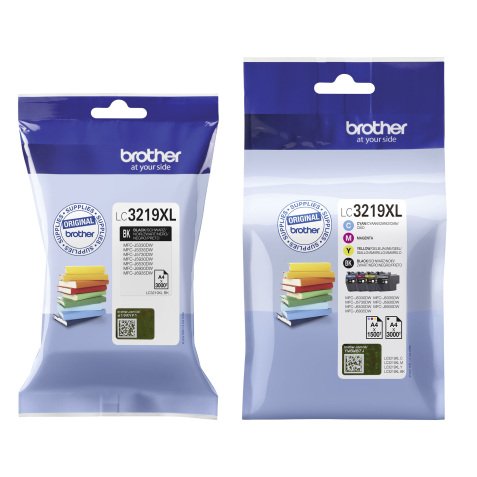 Brother Big pack LC3219XL - 2 noires, cyan mangenta jaune - Haute capacité - pour imprimante jet d'encre