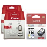 Big pack jet encre Canon haute capacité PG-545XL x 2 + CL-546XL