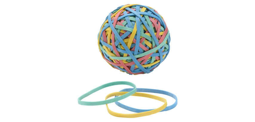 Elastici a palla colori assortiti 70 grammi