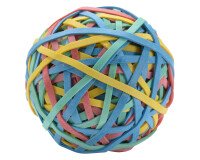 Ball mit gefärbten Gummibändern Safetool 