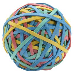 Elastiques couleur 38 x 3 mm - En boule de 70g