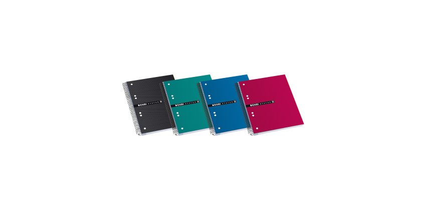 Cuaderno Enri Status tapa rígida A5 5x5 160 hojas Colores surtidos 