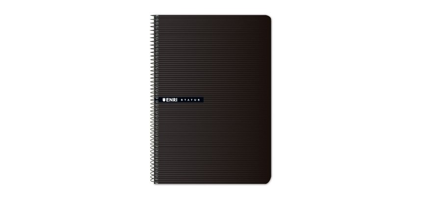 Cuaderno Enri Status tapa rígida Folio 4x4 100 hojas  