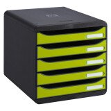 Classification box Exacompta Big Box Plus 5 drawers glossy