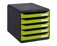 Module de classement Exacompta Big Box Plus 5 tiroirs glossy