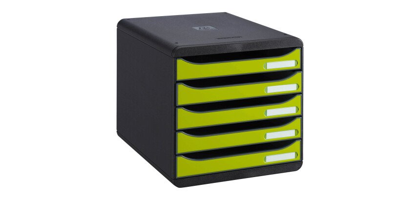 Module de classement Exacompta Big Box Plus 5 tiroirs glossy