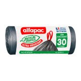 Vuilniszak met stropsluiting Alfapac 30 liter - Doos van 30