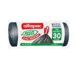 Sac poubelle 30 litres Coulissac maxi poids Alfapac gris - 30 sacs