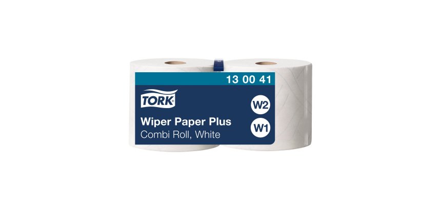 Bobine d'essuyage Tork W1/2 Advanced Plus Blanc - longueur 255 m