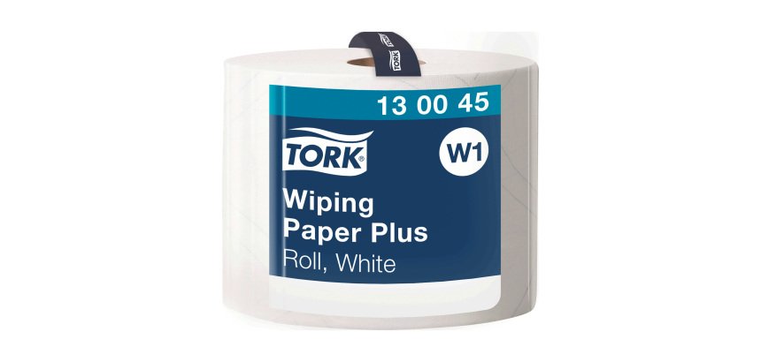 Cleaning paper roll Tork W1 Plus blue length 510 m
