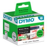 Label 54 x 70 mm Dymo - Roll of 320