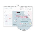 Calendario de pared A3 LOVELY Miquelrius