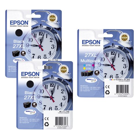 Epson 27XL Big Pack cartuchos (2 negros + 3 colores) alta capacidad