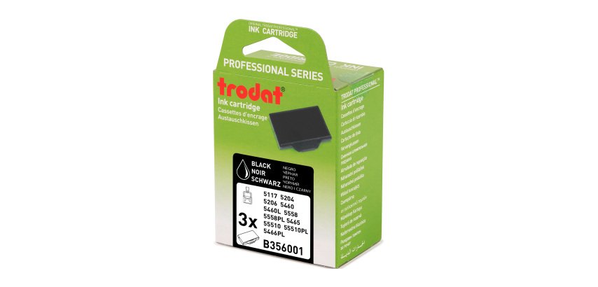 Cassette d'encrage Professional Line 6/56 Trodat - Lot de 3