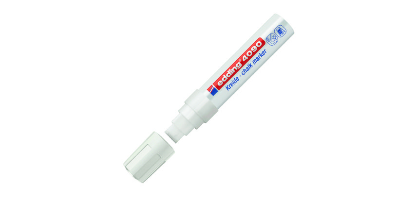 Rotulador de tiza edding 4090 Blanco
